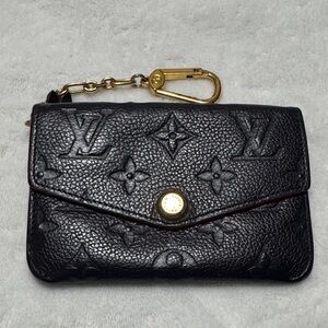 Louis Vuitton Empreinte key pouch blue